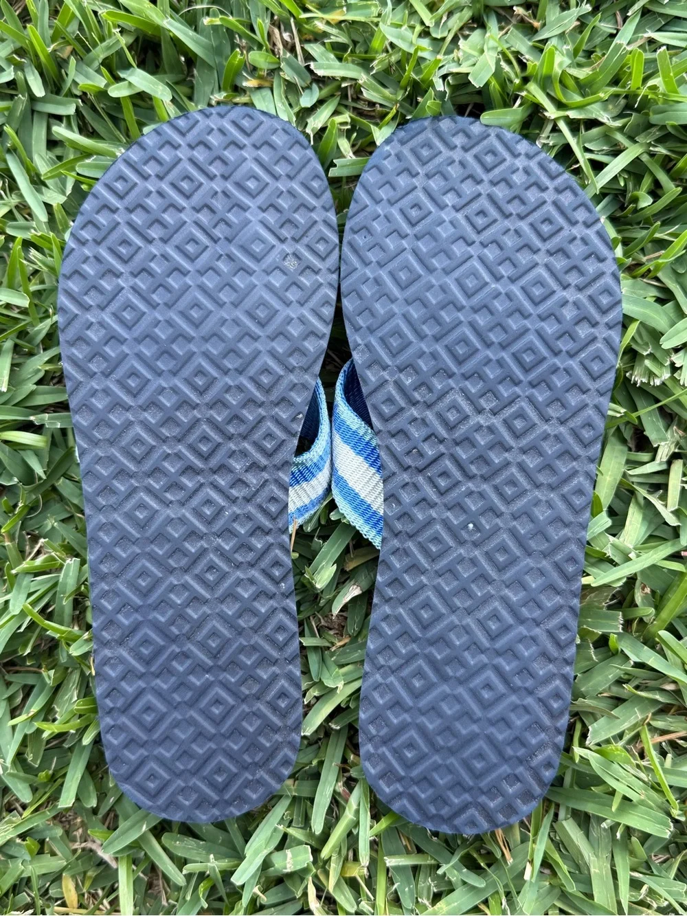 Tory Burch Blue Flip Flops - Picture 5 of 6